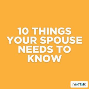 Yourspouseneedstoknow